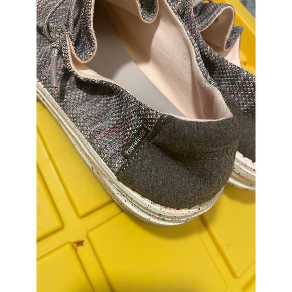 Hey Dude Wendy sox Antique Rose slide ons size 10 - Picture 3 of 9